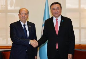 <br>Tatar, Türk Devletleri Teşkilatı Sekreteri Ömüraliyev ile görüştü