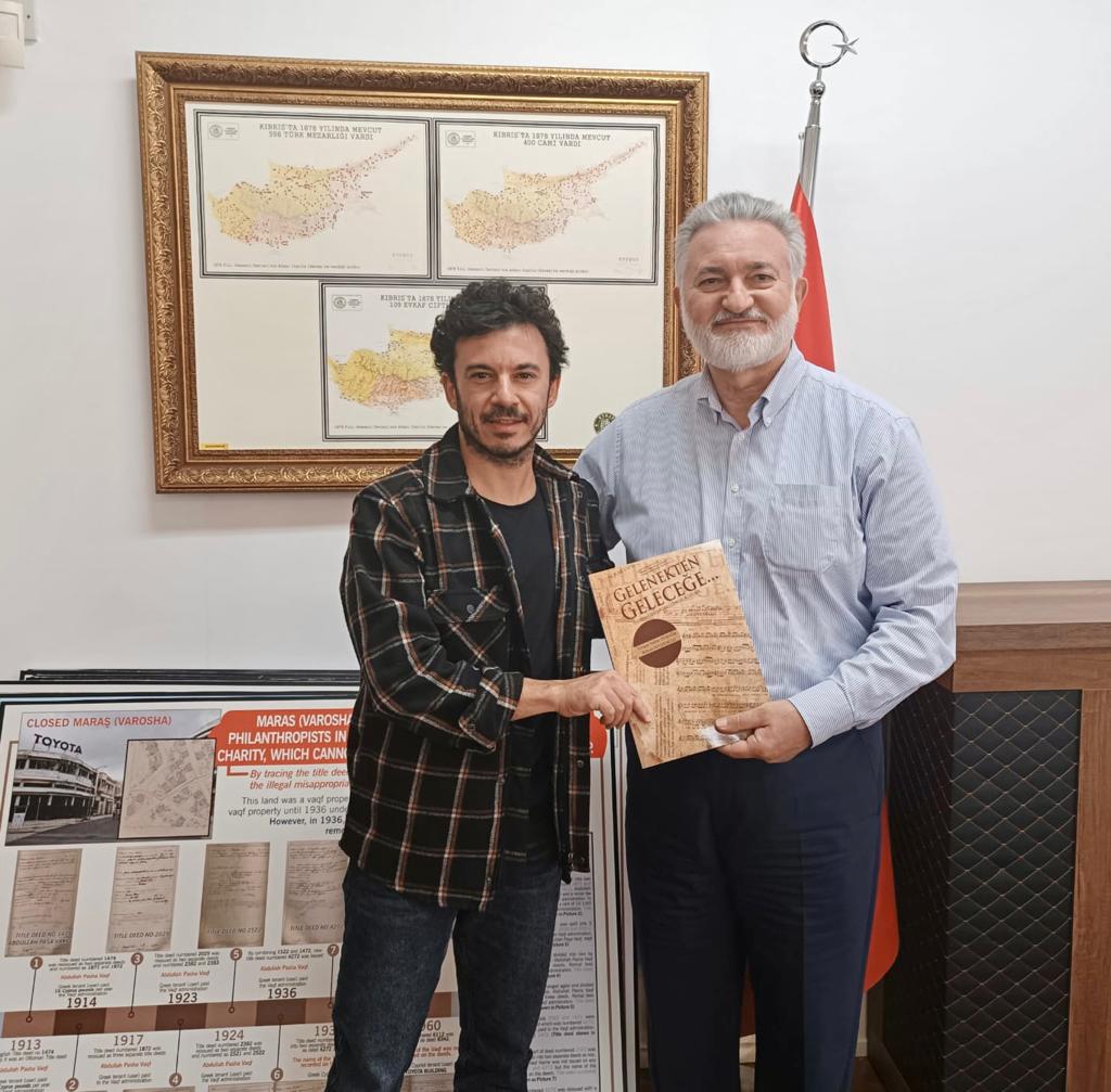 Kıbrıslı Sanatçı Buray’dan Evkaf’a Ziyaret