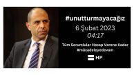 “Unutturmayacağız”
