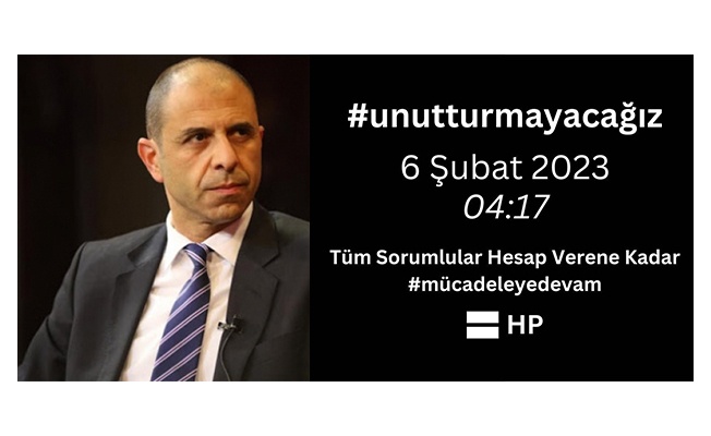 “Unutturmayacağız”