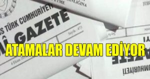 Resmi Kabz Memurluğu ve Şirketler Mukayyitliği Müdürü Sarıkaya oldu
