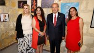 Cumhurbaşkanı Tatar, TED Kuzey Kıbrıs Koleji’nin düzenlediği resim sergisini açtı