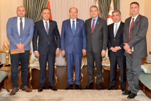 Cumhurbaşkanı Tatar, Uluslararası Üniversiteler Konseyi heyetini kabul etti.