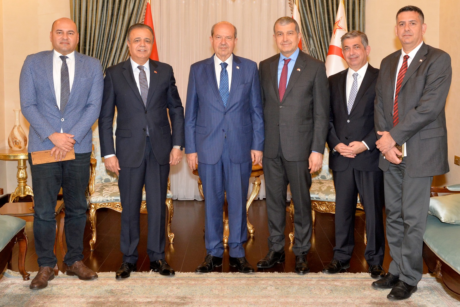 Cumhurbaşkanı Tatar, Uluslararası Üniversiteler Konseyi heyetini kabul etti.