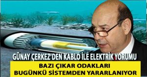 Türkiye’den Kablo İle Elektrik Getirmek En Kolayı