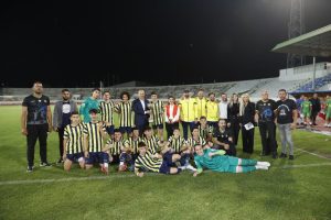 Cumhurbaşkanı Tatar, Şampiyon Melekler Futbol Turnuvası’nda final karşılaşmasını izledi