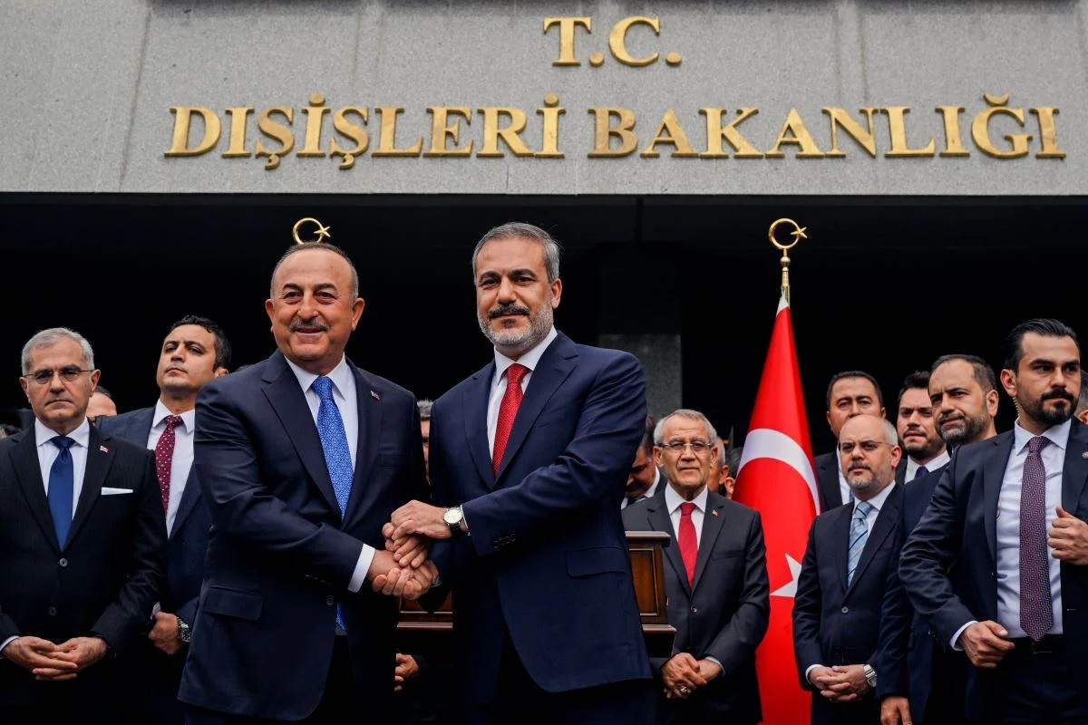 Türkiye Cumhuriyeti Dışişleri Bakanı Hakan Fidan, görevi Mevlüt Çavuşoğlu’ndan devraldı