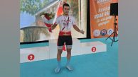 Kıbrıslı Türk bisikletçi Emre Kaplan, Kırıkkale’de ikinci geldi