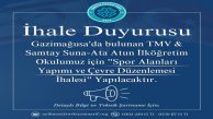 “Spor Alanları Yapımı ve Çevre Düzenlemesi” ihalesi yapılacak
