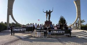 Mustafa Nergiz için Girne’de eylem yapıldı