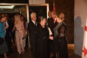 Cumhurbaşkanı Tatar ve eşi Sibel Tatar, 20 Temmuz Barış ve Özgürlük Bayramı resepsiyonu verdi