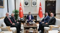 Ataoğlu, Türkiye Cumhurbaşkanı Yardımcısı Cevdet Yılmaz ile bir araya geldi