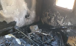 Gönyeli’de bir evde yangın çıktı