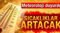 Hava sıcaklığı yükseliyor