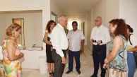 Bakan Taçoy Sınırüstü Halk Vakfı Yaşlı Bakımevi’nde sürdürülen tadilat çalışmalarını inceledi