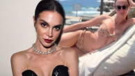 Ünlü şarkıcıdan bikinili poz