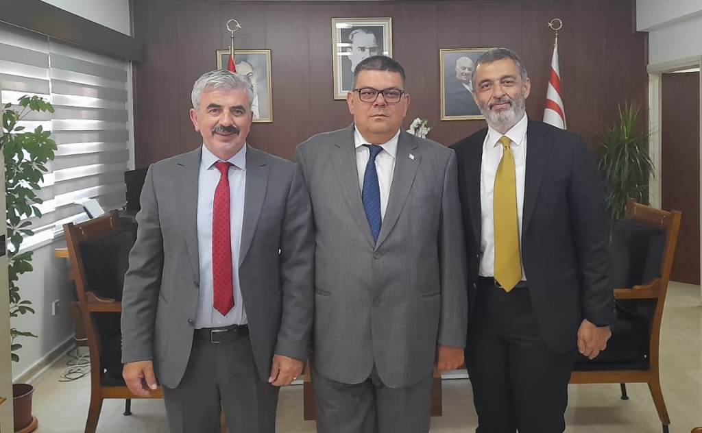 Berova, Telsim Genel Müdürü Tüz Ve Genel Müdür Yardımcısı Tanpınar’ı Kabul Etti