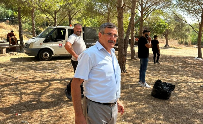 Dikmen Belediyesi, Boğaz Piknik Alanı’nda temizlik çalışmasına başladı