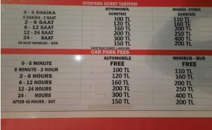 Ercan’da otopark fiyatları dudak uçuklatıyor