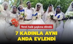 Uganda’da bir adam aynı günde 7 kadınla evlendi