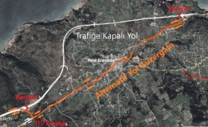 Yeşilköy Kavşağı ile Yenierenköy Kavşağı arası yol 14 gün süreyle araç trafiğine kapalı olacak