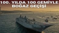 yılda 100 gemiyle boğaz geçişi | SOLOTÜRK ve Türk Yıldızları’ndan 100. yıl uçuşu