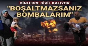 İsrail’den binlerce sivilin sığındığı hastane ve okullara tehdit