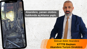 Akandere, Yanan Otobüsü Hakkında Açıklama Yaptı