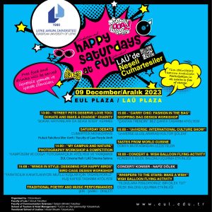 LAÜ öğrencileri Neşeli Cumartesiler ile bir araya gelmeye devam ediyor