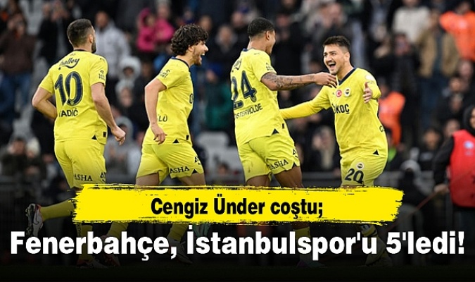 Cengiz Ünder coştu, Fenerbahçe kazandı