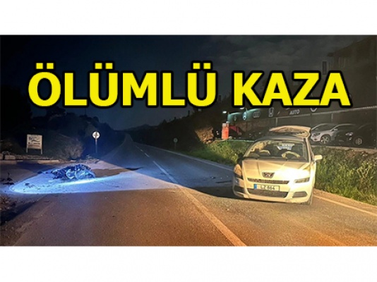 Feci kaza… Motosiklet sürücüsü yaşamını yitirdi!