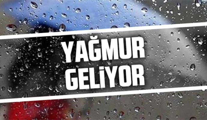 Pazar gününe kadar yağış bekleniyor