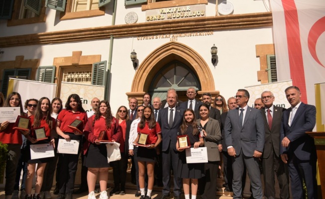 Kıbrıs Vakıflarının kuruluşu ile Kıbrıs Türk halkına devrinin yıl dönümü nedeniyle tören düzenlendi