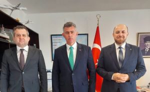 KKTC’de bulunan YÖK Denetleme Kurulu Heyeti, Büyükelçi Feyzioğlu’nu ziyaret etti