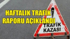 Son bir haftada 64 trafik kazası, 19 yaralı…