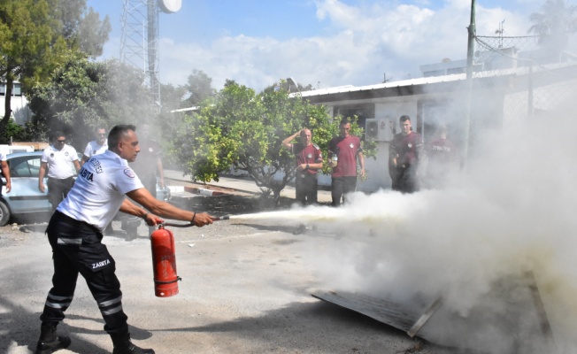 Girne zabıta birimleri ilk yardım eğitimlerini tamamladı