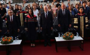 Meclis Başkanı Töre, Kıbrıs Amerikan Üniversitesi mezuniyet törenine katıldı