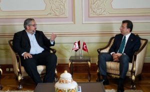 Girne Belediye Başkanı Murat Şenkul, İBB Başkanı Ekrem İmamoğlu ile görüştü