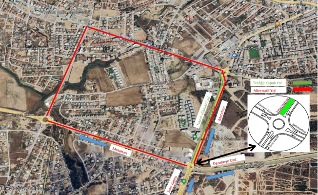 Metehan çemberindeki yol çalışmaları sürüyor