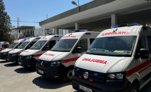 5 yeni ambulans 112 Acil Servisi’ne teslim edildi