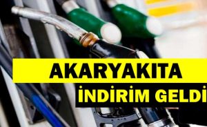 Akaryakıt fiyatlarına 1 TL indirim yapıldı