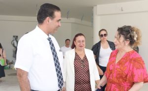 Gardiyanoğlu, Sevgi Evi Projesi’nin inşaatında incelemelerde bulundu