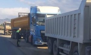 7 kamyon sürücüsüne yasal işlem