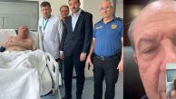 Cumhurbaşkanı Ersin Tatar, yaralı polis memuru Adem Altun ile görüntülü görüştü