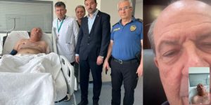 Cumhurbaşkanı Ersin Tatar, yaralı polis memuru Adem Altun ile görüntülü görüştü