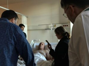 Bakan Yardımcısı Sevim Sayım Madak, KKTC Polis Memuru Altun’u Ziyaret Etti.