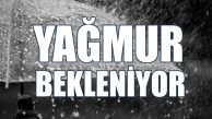 Cuma gününe kadar yağmur bekleniyor