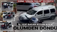 Karısına arkadaşlık teklif edenin iş yerini bastı: Öldüresiye dövülüp bıçaklandı!