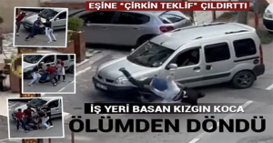 Karısına arkadaşlık teklif edenin iş yerini bastı: Öldüresiye dövülüp bıçaklandı!