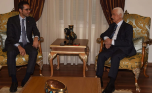 Lefkoşa Büyükelçisi Serim, Derviş Eroğlu’nu ziyaret etti
